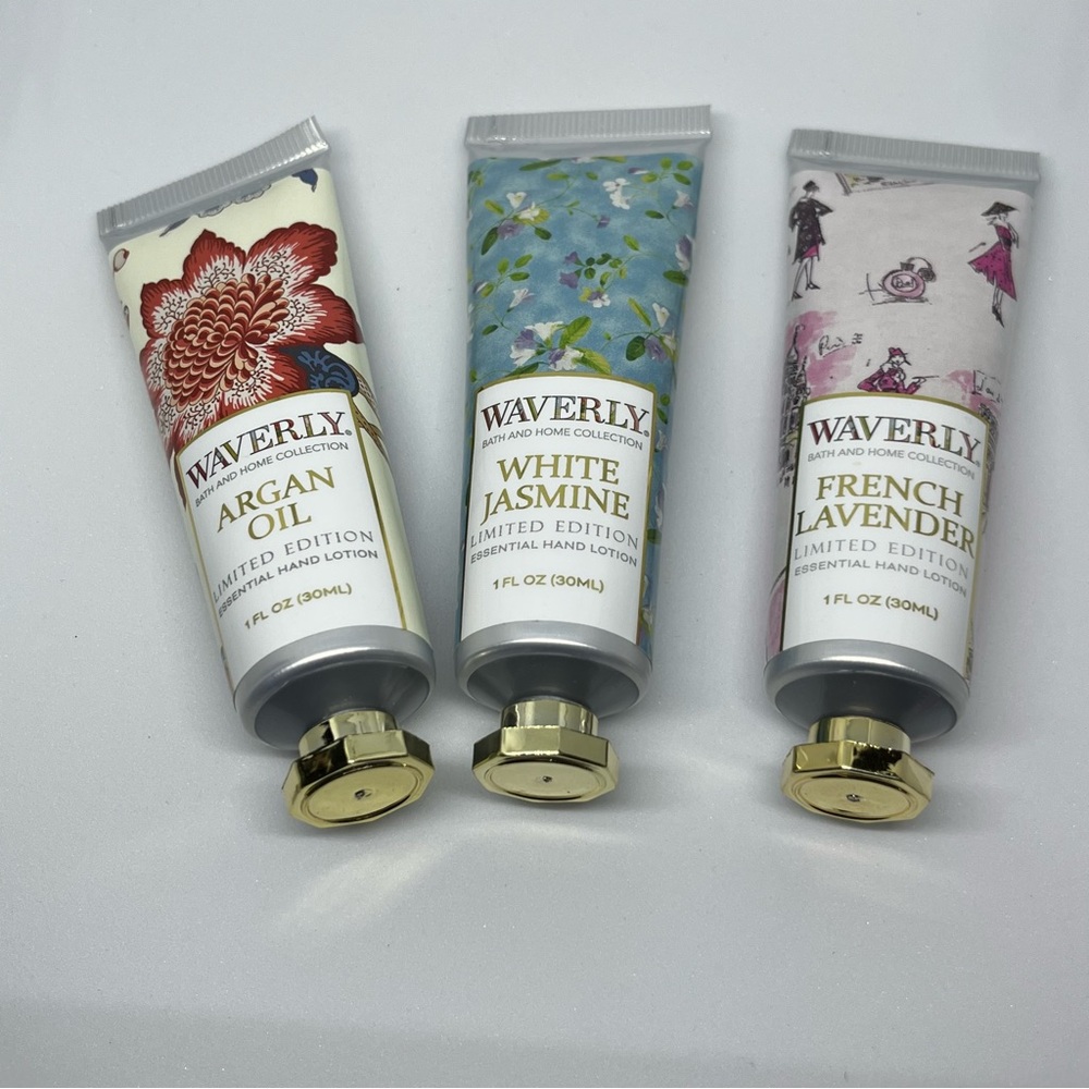 Waverly Scented Hand Lotion Trio Limited Edition New Sealed